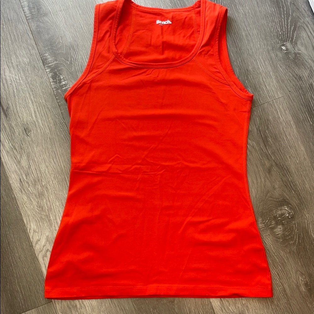 Bench Orange Sleeveless Fitted Tank Top